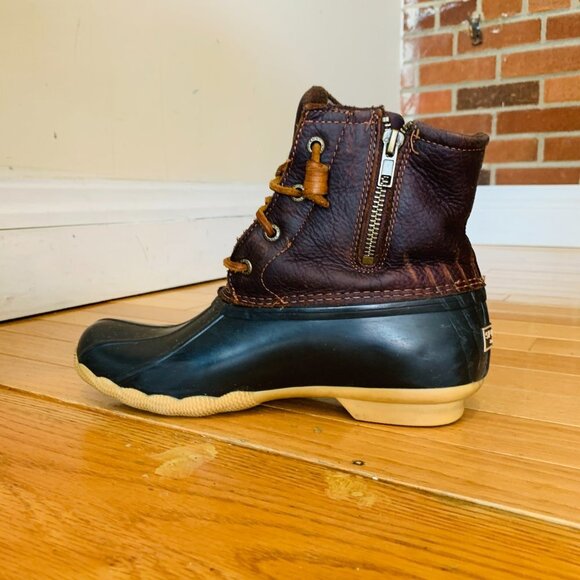 Sperry Top-Sider Saltwater Duck Boots Women's Brown - US 8 - Picture 5 of 14